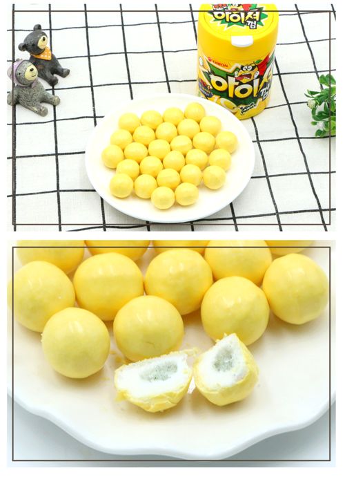 韓國進(jìn)口食品好麗友爆酸口香糖132g口氣清新糖果休閑零食小吃
